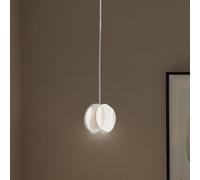 HELAM GAMBIT pendant light, cream white, Ø 10 cm, metal, GU10 LED