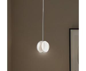 HELAM GAMBIT pendant light, cream white, Ø 10 cm, metal, GU10 LED