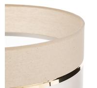 HELAM Lampshade Helen E27 Ø35/Height 20cm ecru/gold