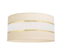 HELAM Lampshade Helen E27 Ø40/height 20cm cream/gold
