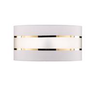 HELAM Lampshade Helen E27 Ø40/height 20cm white/gold