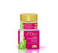 Helan D'Oro - Volumising Face Moisturiser for Skincare Routine with Vitamin C to Stimulate Collagen & Elastin Synthesis - Moisturising, Nourishing & Brightening Neck & Face Cream - Made in Italy, 50ml