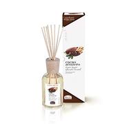 Helan I Profumi della Casa - Diffusers for Home with Scented Wooden Sticks, Reed Diffuser Cocoa & Ginger, Sweet and Spicy Aroma, Gift Ideas, Reed Diffusers for Home Fragrance - Made in Italy, 250 ml