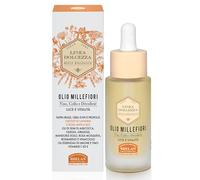 Helan Linea Dolcezza - Bio Oil for Face, Neck and Chest Millefiori, Moisturising and Anti Ageing, with Beeswax and Propolis, Fast Absorbing Dry Oil - Face Skincare, Made in Italy, 30 ml