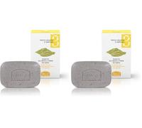 Helan Linea Viso 3 - Soap-Free Soap, Green Clay Soap Bar for Acne Treatment & Sebum Regulation with Tea Tree Oil - Vegan Cleanser & Bar Soap, Face Wash for Oily and Impure Skin - Made in Italy, 100 g
