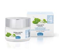 Helan Linea Viso 4 - Soothing Face Moisturiser for Night Skincare Routine, Nourishing Face Cream and Night Cream for Sensitive Skin with Vitamin E & A, Argan Oil & Shea Waxes - Made in Italy, 50 ml