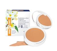 Helan Monoï de Tahiti - Tan Intensifying Compact Foundation, Sun Protection 50+ Face Covering Foundation with Vitamin E Shea Butter Jojoba Oil, 2in1 Face Make Up Skincare, 8 ml