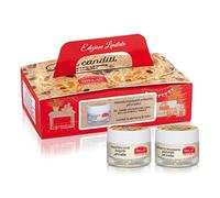 Helan Panettone - Smoothing Lip Mask with Sweet Almond Oil and Vitamin E 13 ml + Nourishing Lip Balm 13 ml - Gift Set Women with Lip Scrub and Scented Lip Balm - Made in Italy, Gifts for Women