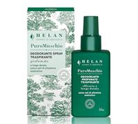 Helan Puro Muschio - Men's and Women's Deodorant Spray, Delicate, Without Aluminum Salts or Alcohol, with Vitamin E