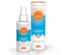 Helan, Vogliadisole Respect - Sunscreen 50+ Spray, High Sun Protection 50+ against Erythema and Sunburn, Water Resistant Moisturising Scented Body Cream with Vitamin E against UVA/UVB Rays 150 ml