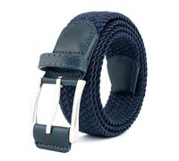 HELBAY Men's 105cm Long, Adjustable Elastic Braided Belt with A Metal Lock Buckle, Suitable for Jeans.