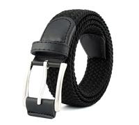 HELBAY Men's 105cm Long, Adjustable Elastic Braided Belt with A Metal Lock Buckle, Suitable for Jeans.