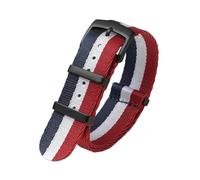 HELBAY Men's Braided Nylon Watch Straps, 20/22mm, Casual and Simple, Suitable for Everyday Life,20mm