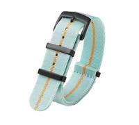 HELBAY Men's Braided Nylon Watch Straps, 20/22mm, Casual and Simple, Suitable for Everyday Life,22mm