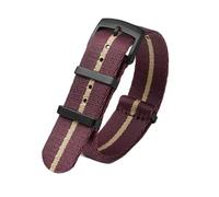 HELBAY Men's Braided Nylon Watch Straps, 20/22mm, Casual and Simple, Suitable for Everyday Life,22mm