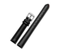 HELBAY Men's Leather Straps, 12mm, 14mm, 15mm, 16mm, 18mm, 20mm, Replacement Straps,Black Steel,15mm