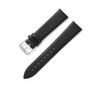 HELBAY Men's Leather Watch Straps 8-22mm, 20mm, Soft Ultra-Thin Replacement Strap Accessory,Black,16mm