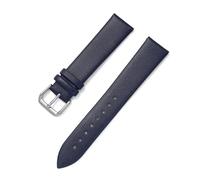 HELBAY Men's Leather Watch Straps 8-22mm, 20mm, Soft Ultra-Thin Replacement Strap Accessory,Navy Blue,20mm