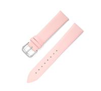 HELBAY Men's Leather Watch Straps 8-22mm, 20mm, Soft Ultra-Thin Replacement Strap Accessory,Pink,8mm