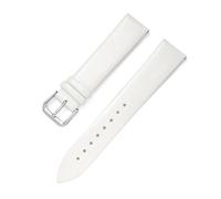 HELBAY Men's Leather Watch Straps 8-22mm, 20mm, Soft Ultra-Thin Replacement Strap Accessory,White,19mm
