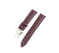 HELBAY Men's Leather Watch Straps, Replacement Strap Accessory, Suitable for Everyday Casual Wear,Brown,22mm
