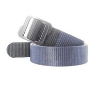 HELBAY Men's Reversible Nylon Belt with A Pom Buckle, A Denim Accessory.