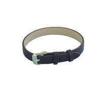 HELBAY Women's Long Slim Gold Gold Strap, Classic Simple Leather Strap with Beaded Lettering,Brown,10mm