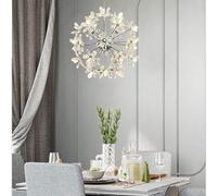 HELCEKOU Modern Led Pendant Light for Bedroom,Dandelion Chandelier,Acrylic Firework Crystal Fixture Chandelier-A 64 Lights Decoration (Color : A, Size 24 Lights)
