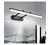 HELCEKOU Simple Modern 41/56/71/90cm Mirror Front Light Creative Black Retractable Adjustable Art Led Wall Lamp Home Hotel Bathroom Waterproof Fog Cabinet Lights90CM, Three color li The New