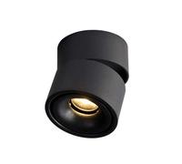 HELCEKOU Spotlight，Led Wall Mounted Spotlights Ceiling Spotlight Foldable Lamp Clothing Store Background Showroom Living Room Bedroom Black and White Neutral Light/Black