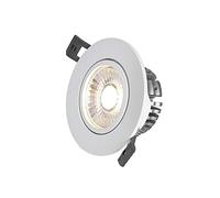 HELCEKOU Spotlight，Ultra-Thin Bright Commercial Recessed Spotlight 12W/15W/20W Led Beam Angle Adjustable Embedded Ceiling Downlight Anti-Glare Aisle Office Market Panel Lamp Outdoor Lights/3000K/12W