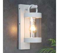 HELCEKOU Wall Light Outdoor Lantern with Dusk to Dawn Sensor E26 Bulb (Not Include) Mount Hang Lamp Sconce Lighting Photocell Lights for Porch Front Door Garden IP44 Waterproof Max 28W
