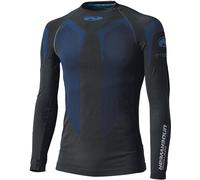 Held 3D Skin Cool Top Functional Shirt, black/blue, size S