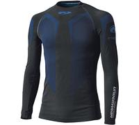 Held 3D Skin Cool Top Ladies Functional Shirt, black-blue, size M for Women