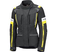 Held 4-Touring II, textile jacket women 3XL Black/Neon-Yellow