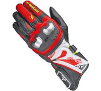 Held Akira RR Motorcycle Gloves, black-white-red, size 3XL for Men