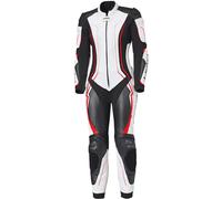 Held Ayana 3 1-piece Ladies Motorcycle Leather Suit, white/black/red, size 34
