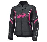 Held Baxley Top waterproof Ladies Motorcycle Textile Jacket, black/hotpink, size S