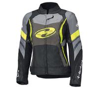 Held Baxley Top waterproof Ladies Motorcycle Textile Jacket, black-yellow, size S for Women
