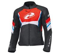 Held Baxley Top waterproof Motorcycle Textile Jacket, black-red-blue, size XL for Men