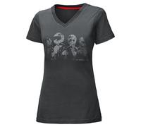 Held Be Heroic Ladies T-Shirt, dark grey/light grey, size M