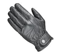 Held Classic Rider Lightweight Goatskin Leather Motorcycle Gloves for Men, Perforated Fingers, Breathable, CE Level 1 Certified, Black, Size 9