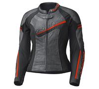 Held Debbie II 5730.00 Ladies LEATHER COMBI JACKET women Black/Neon red, 46