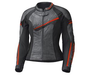 Held Debbie II 5730.00 Ladies LEATHER COMBI JACKET women Black/Neon red, 46