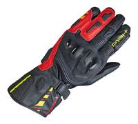 Held Evo Thrux 3 Motorcycle Motorbike Leather Sports Gloves - Black/White/Red