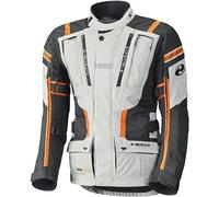 Held Hakuna II waterproof Motocycle Textile Jacket, grey-orange, size S for Men