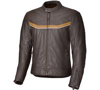 Held Heyden Motorcycle Leather Jacket, brown-beige, size 58 for Men