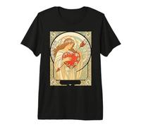 Held in Devotion Vintage Art Nouveau Romance Premium T-Shirt