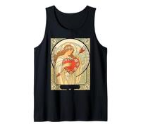 Held in Devotion Vintage Art Nouveau Romance Tank Top