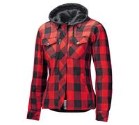 Held Lumberjack II 62010 Women Motorcycle Shirt Black/Red 2XL